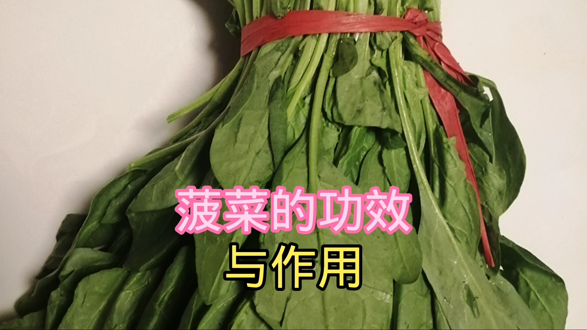 菠菜的功效和作用(菠菜的营养价值和健康功效)