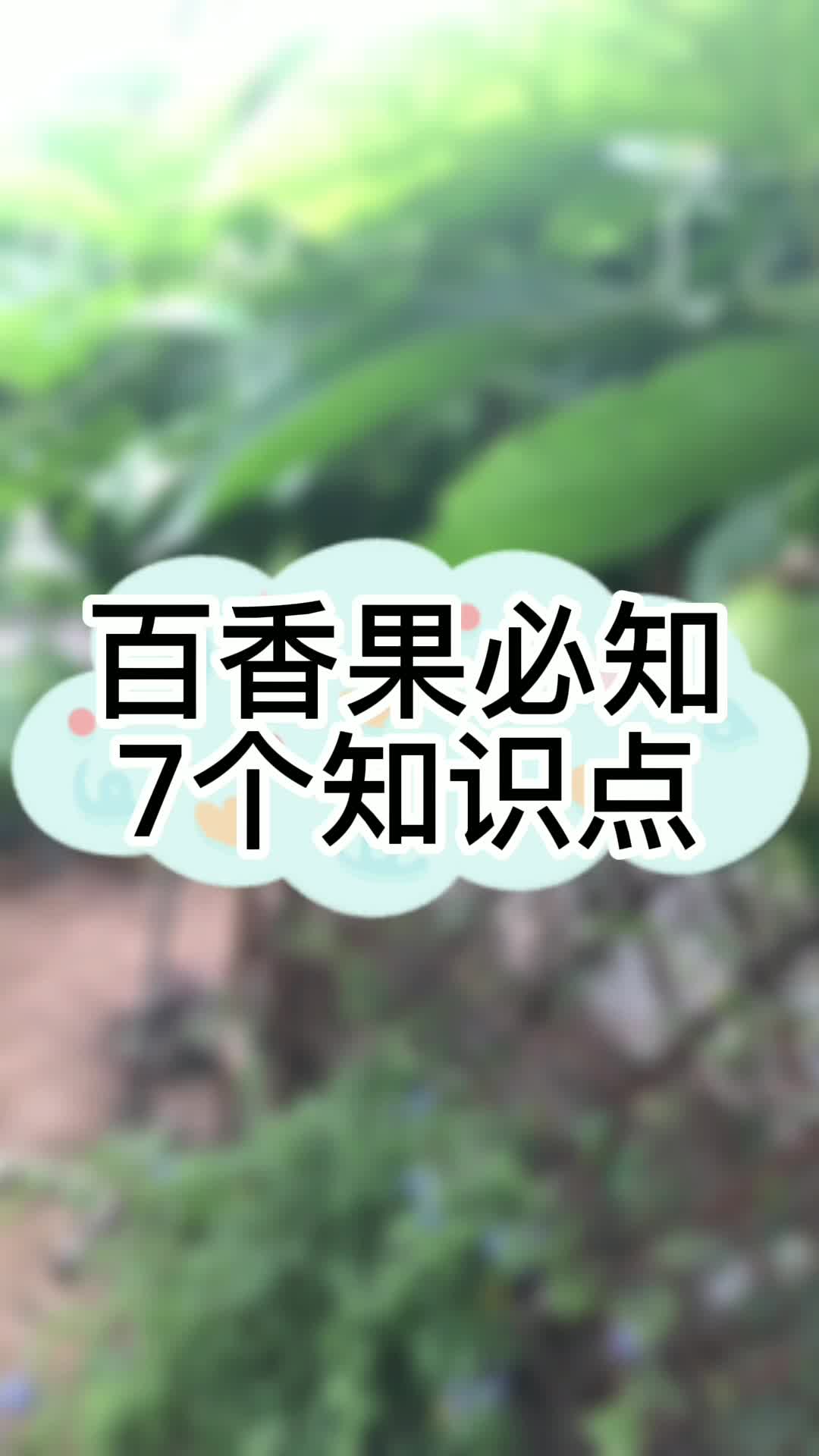 百香果营养价值及功效(百香果的营养价值与功效)